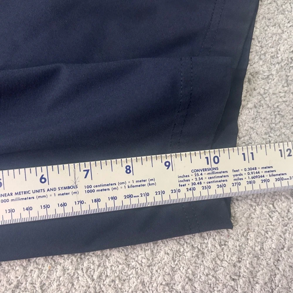 Lululemon Flat Front Short Chino Navy Blue 38 Golf Athletic 10